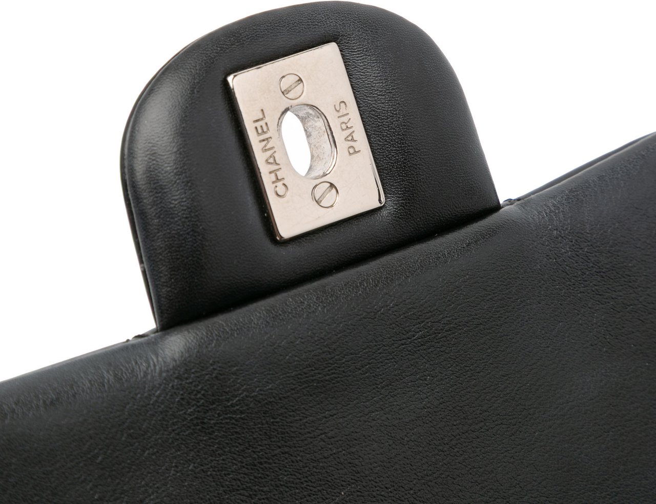 Chanel Mini Square Classic Patent Single Flap Zwart