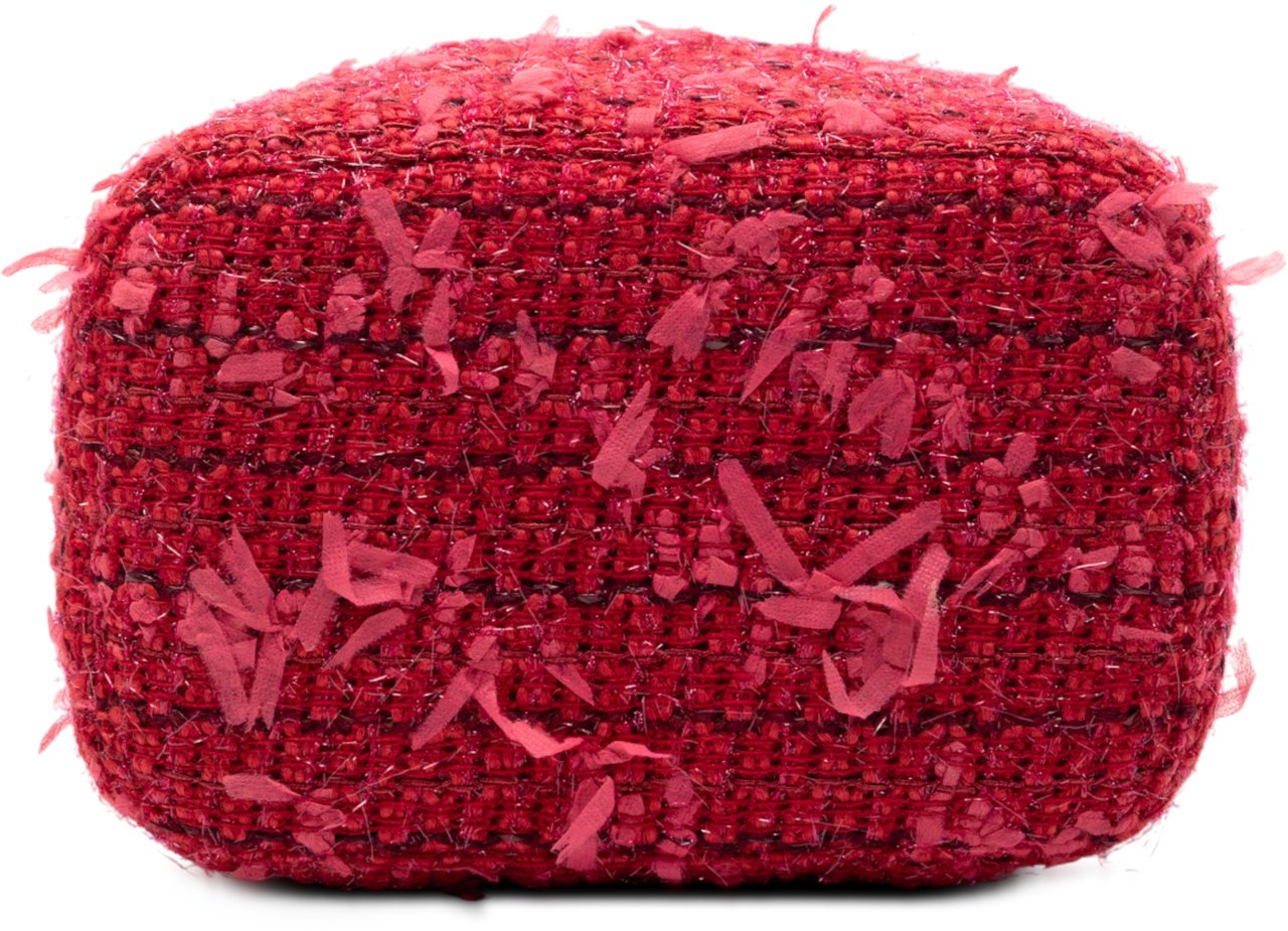 Chanel Tweed Vanity Bag Roze