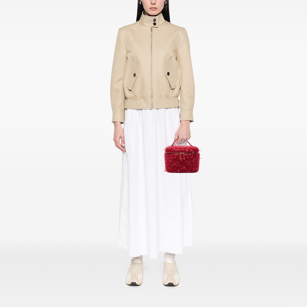 Chanel Tweed Vanity Bag Roze