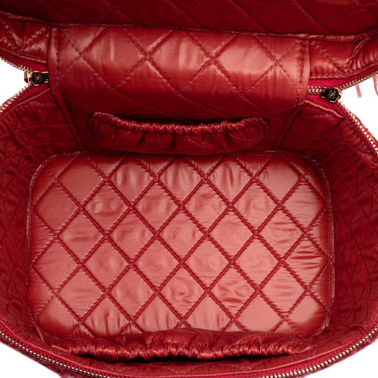 Chanel Tweed Vanity Bag Roze