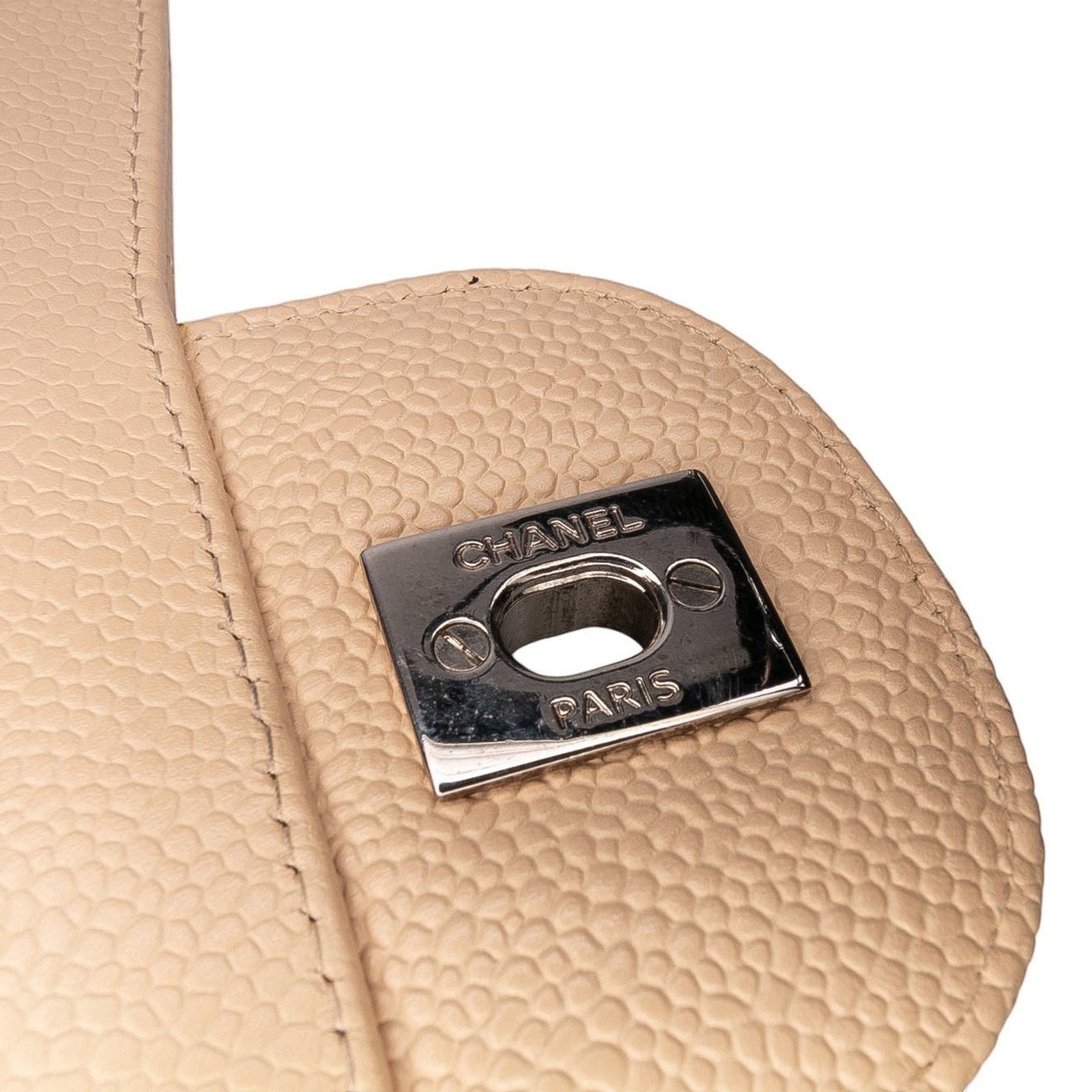 Chanel Jumbo Classic Caviar Double Flap Bruin