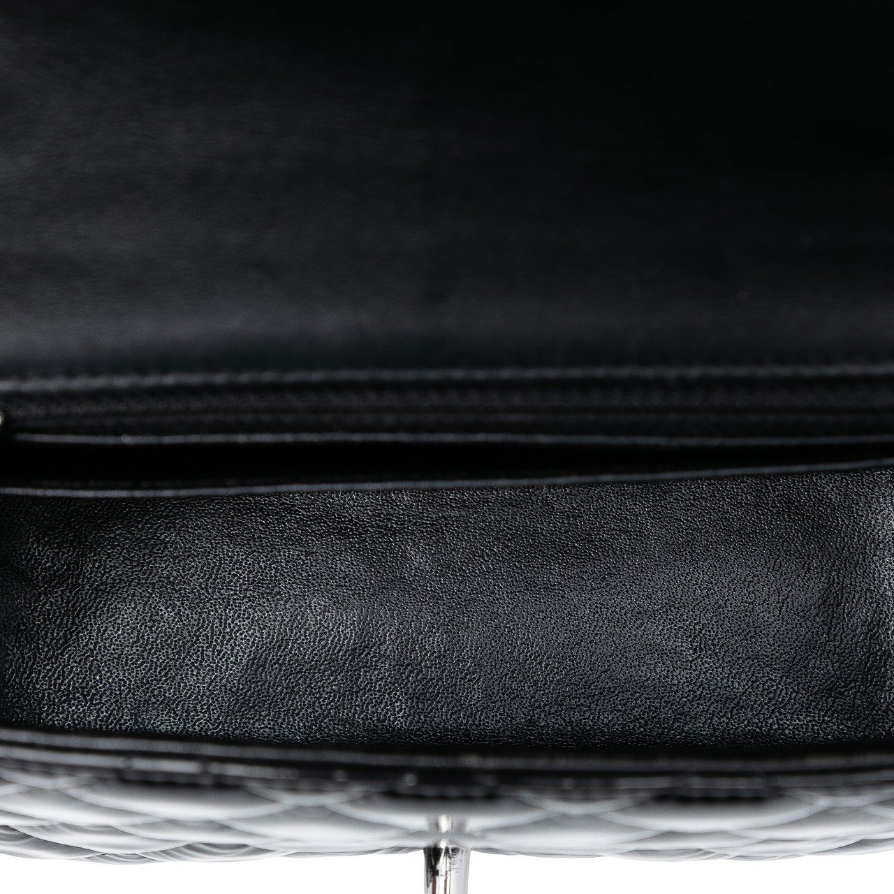 Chanel Mini Square Classic Patent Single Flap Zwart