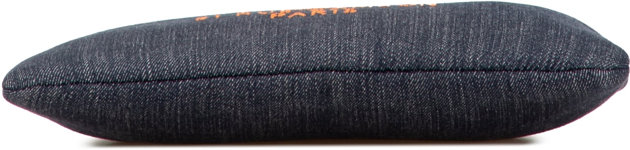 Chanel Medium Denim Deauville O Case Clutch Grijs
