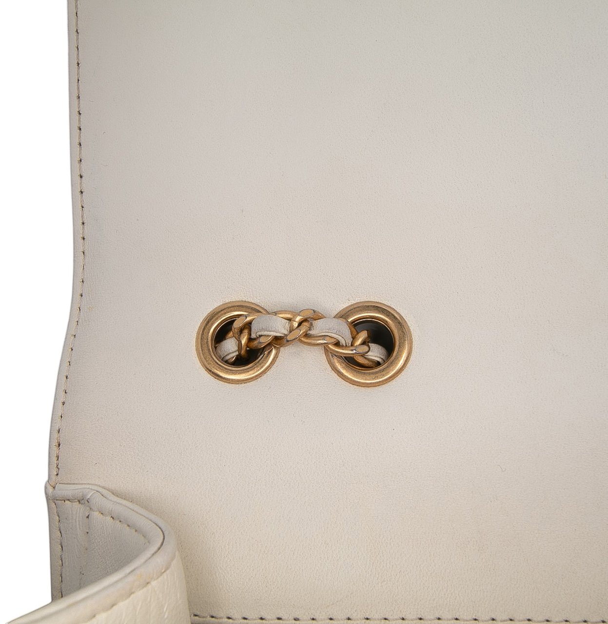 Chanel Medium Quilted Calfskin Octagon CC Clasp Flap Wit