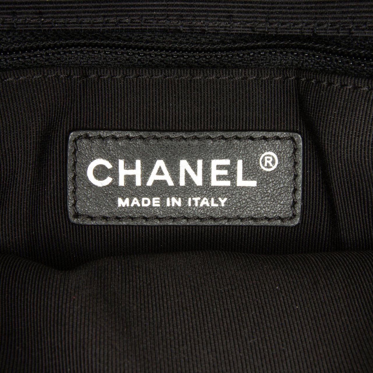 Chanel CC Grossgrain trim Lambskin Flap Shoulder Bag Rood