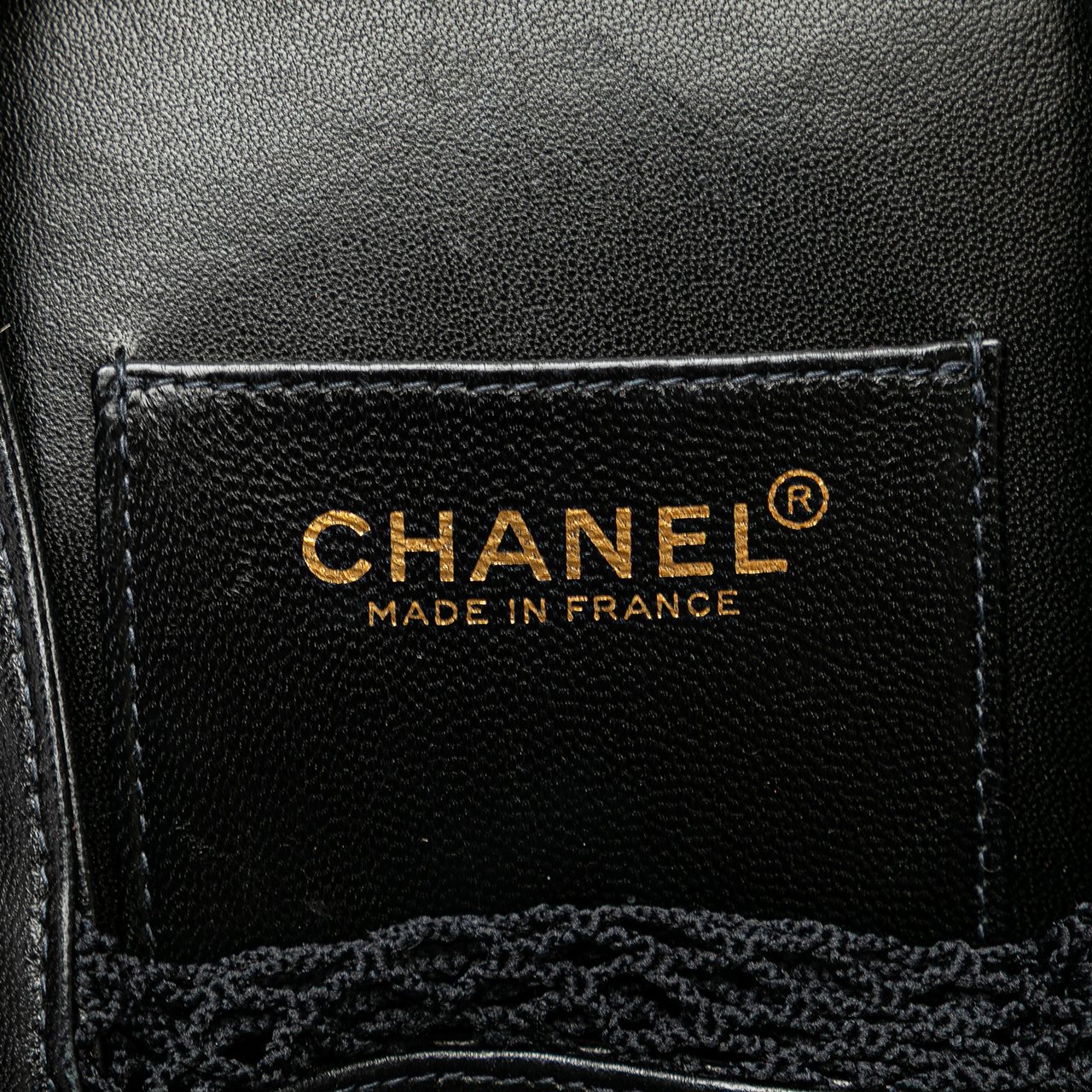 Chanel Lambskin and Satin Camellia Flower Evening Bag Zwart