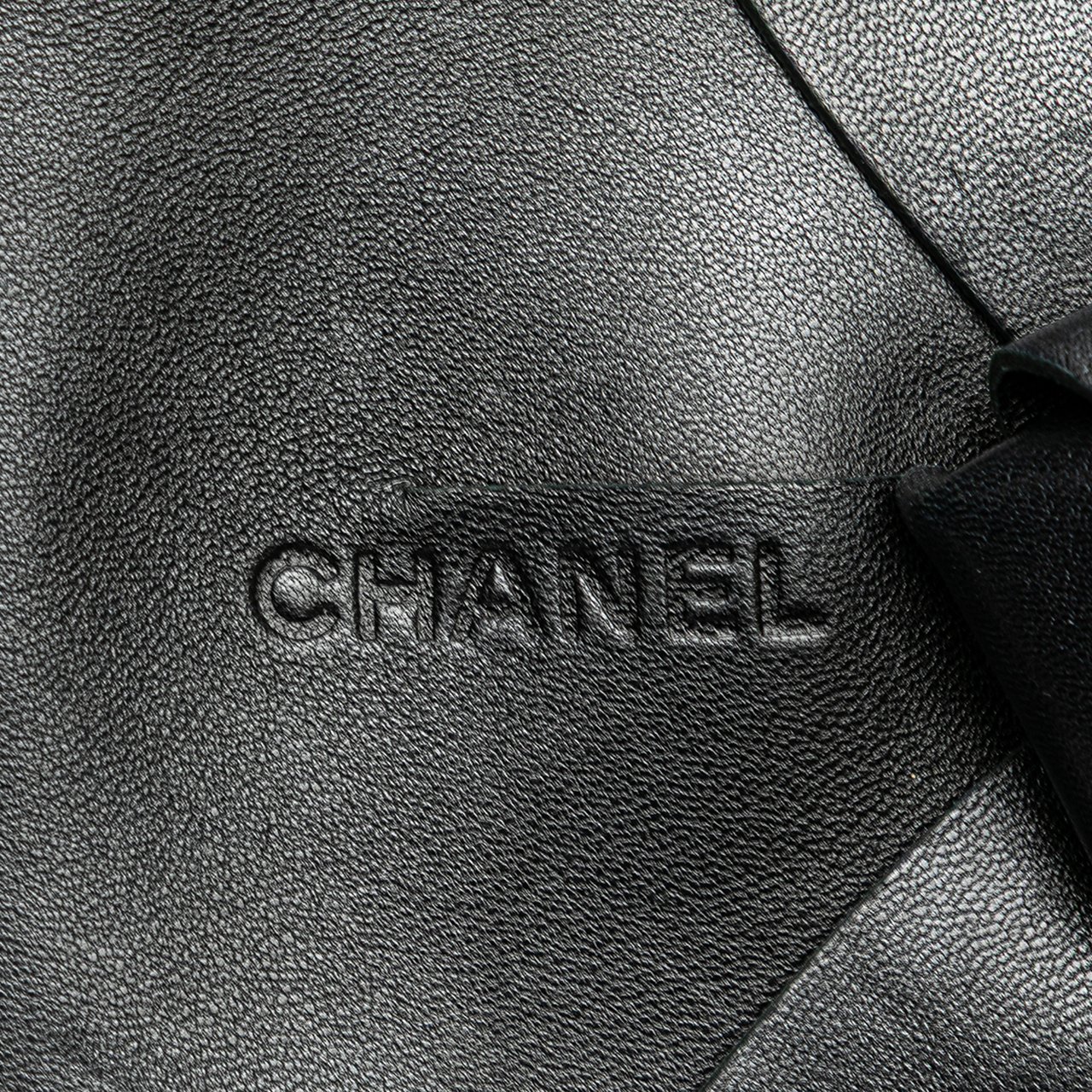 Chanel Lambskin and Satin Camellia Flower Evening Bag Zwart