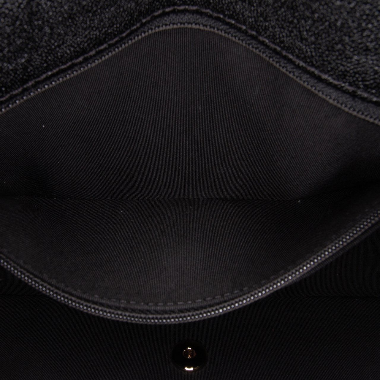 Chanel CC Bicolor Quilted Caviar Single Flap Zwart