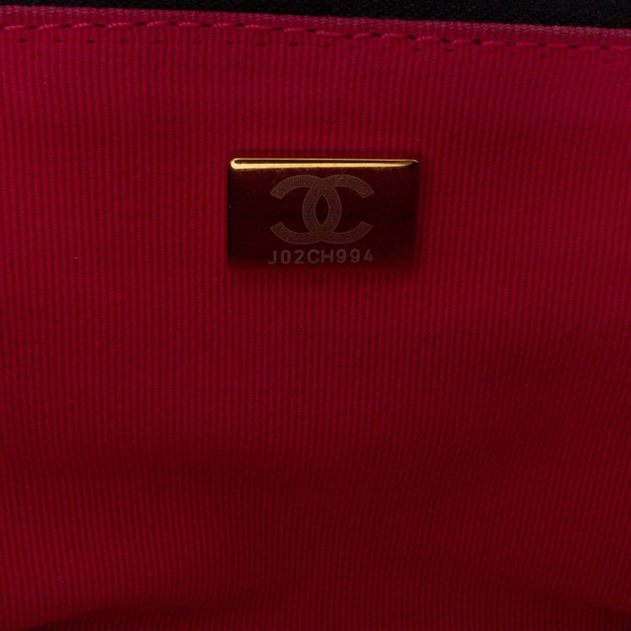 Chanel Small CC Lambskin Vanity Case Zwart