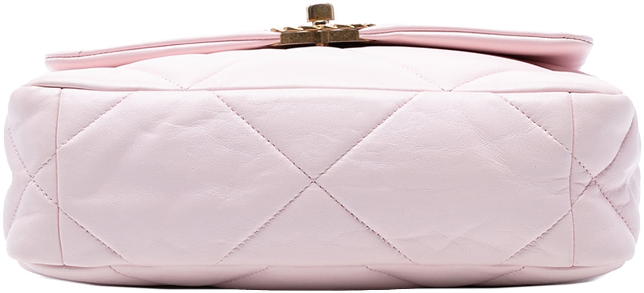 Chanel Medium Lambskin 19 Flap Roze