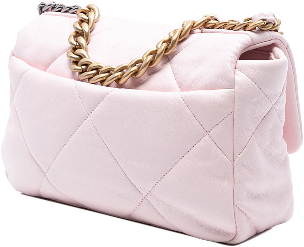 Chanel Medium Lambskin 19 Flap Roze