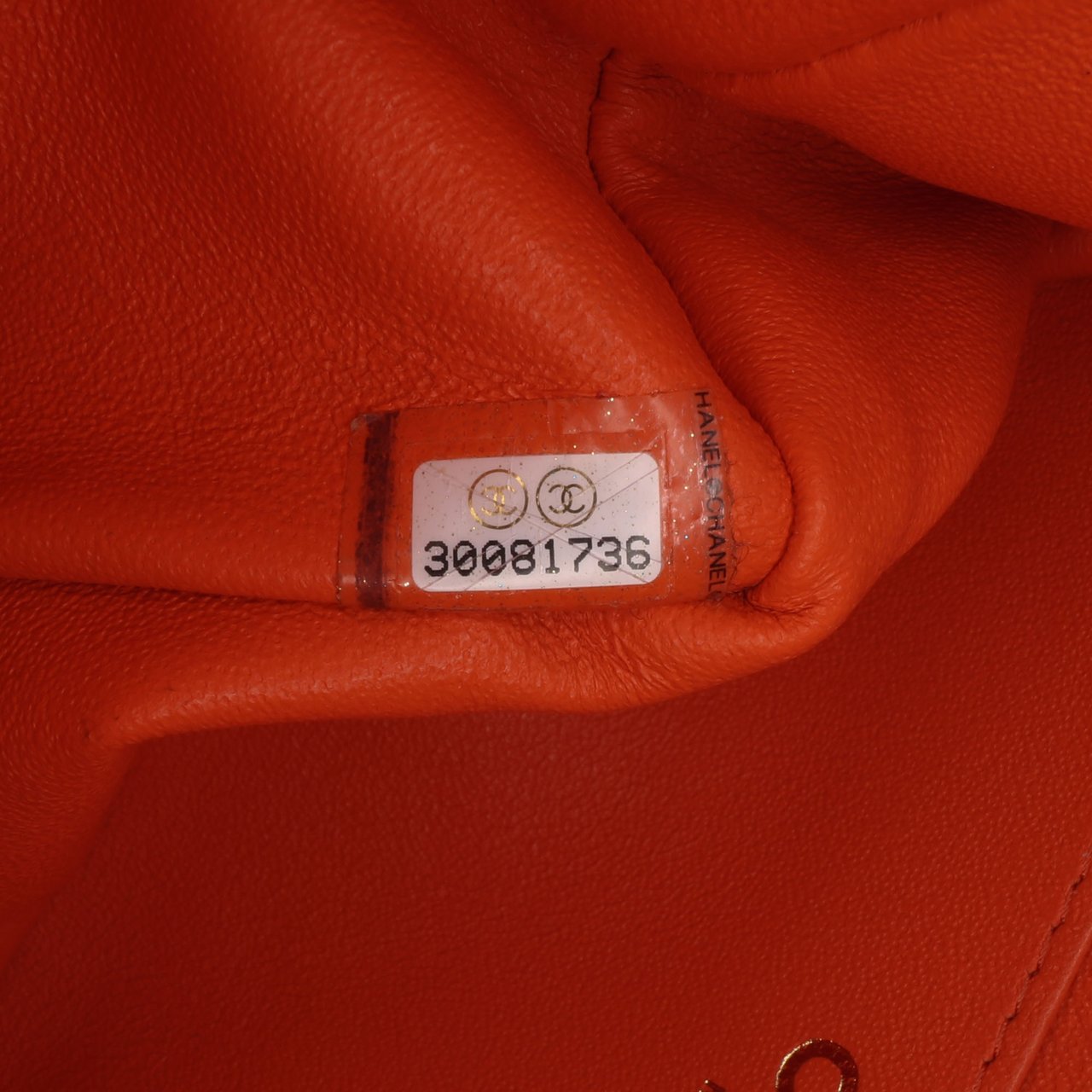 Chanel Mini Square Classic Lambskin Single Flap Oranje