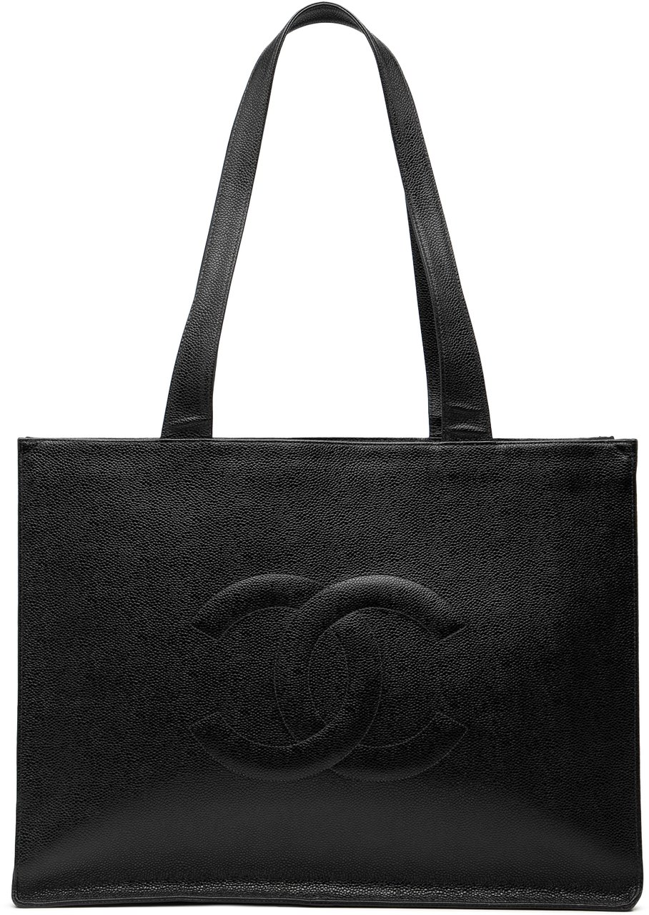 Chanel CC Caviar Tote Zwart