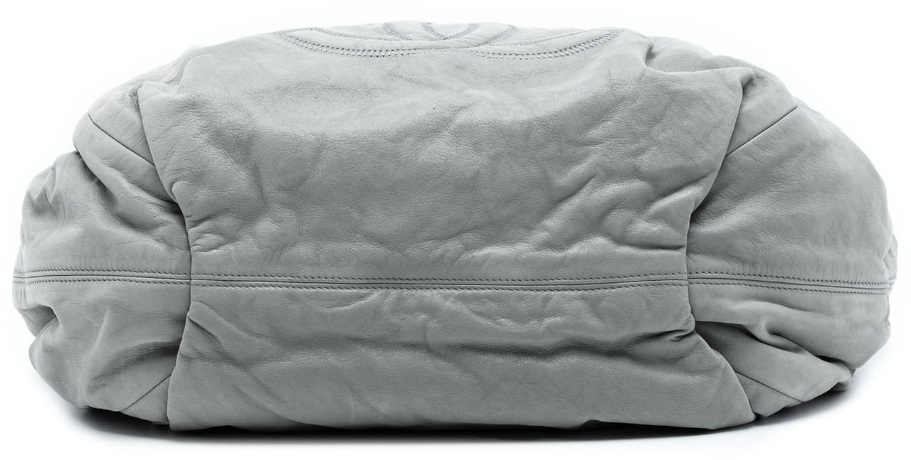 Chanel Lambskin Stretch Spirit Cabas Tote Grijs