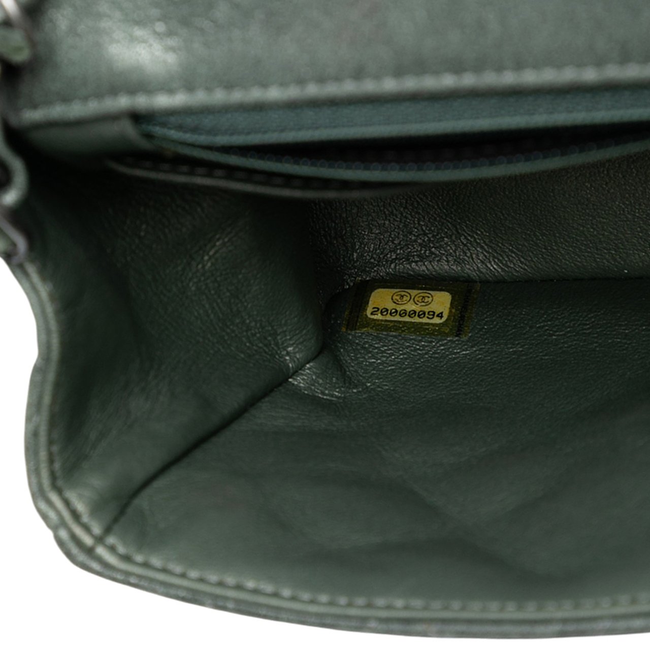 Chanel Mini Square Classic Lambskin Single Flap Grijs