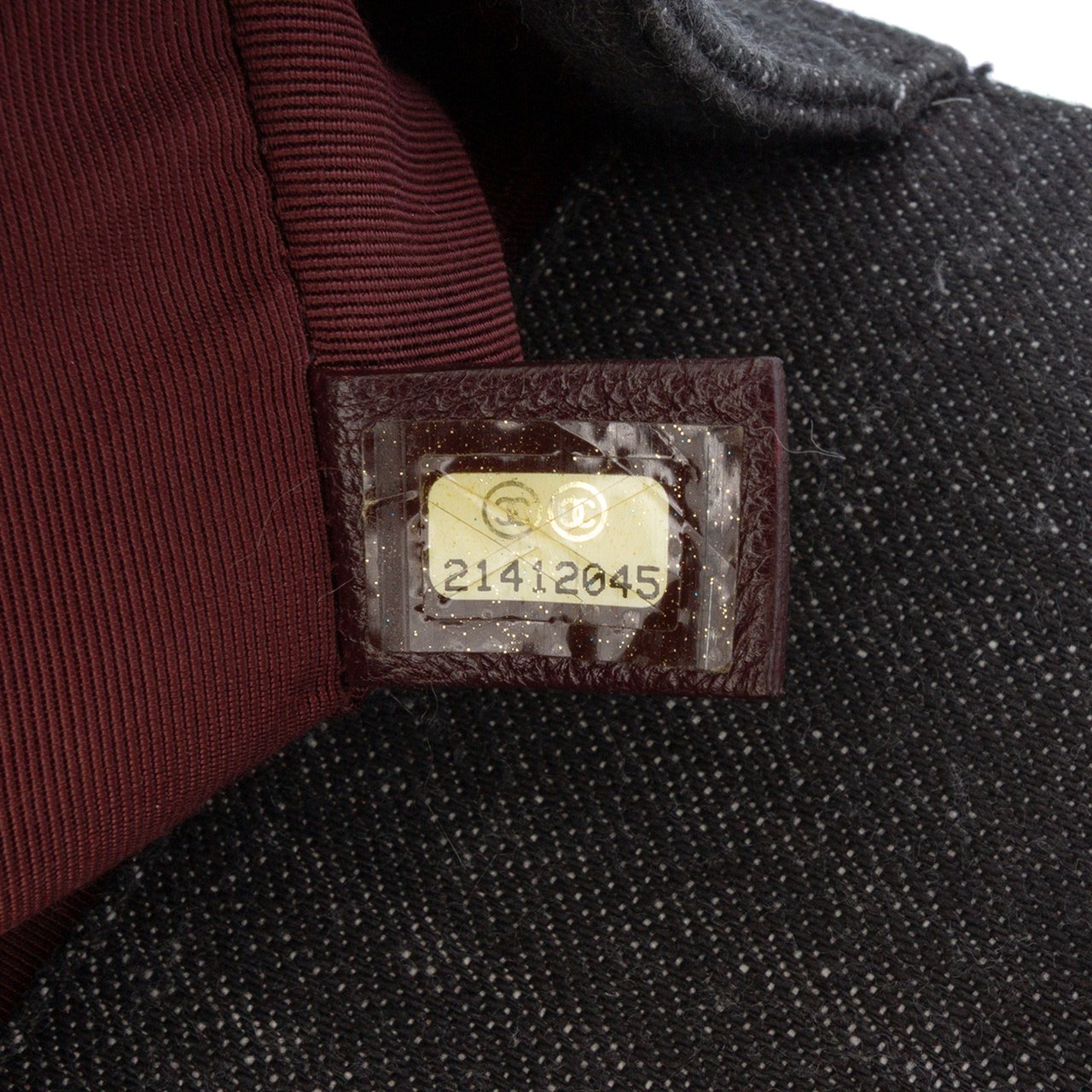 Chanel Old Medium Quilted Denim Boy Flap Grijs