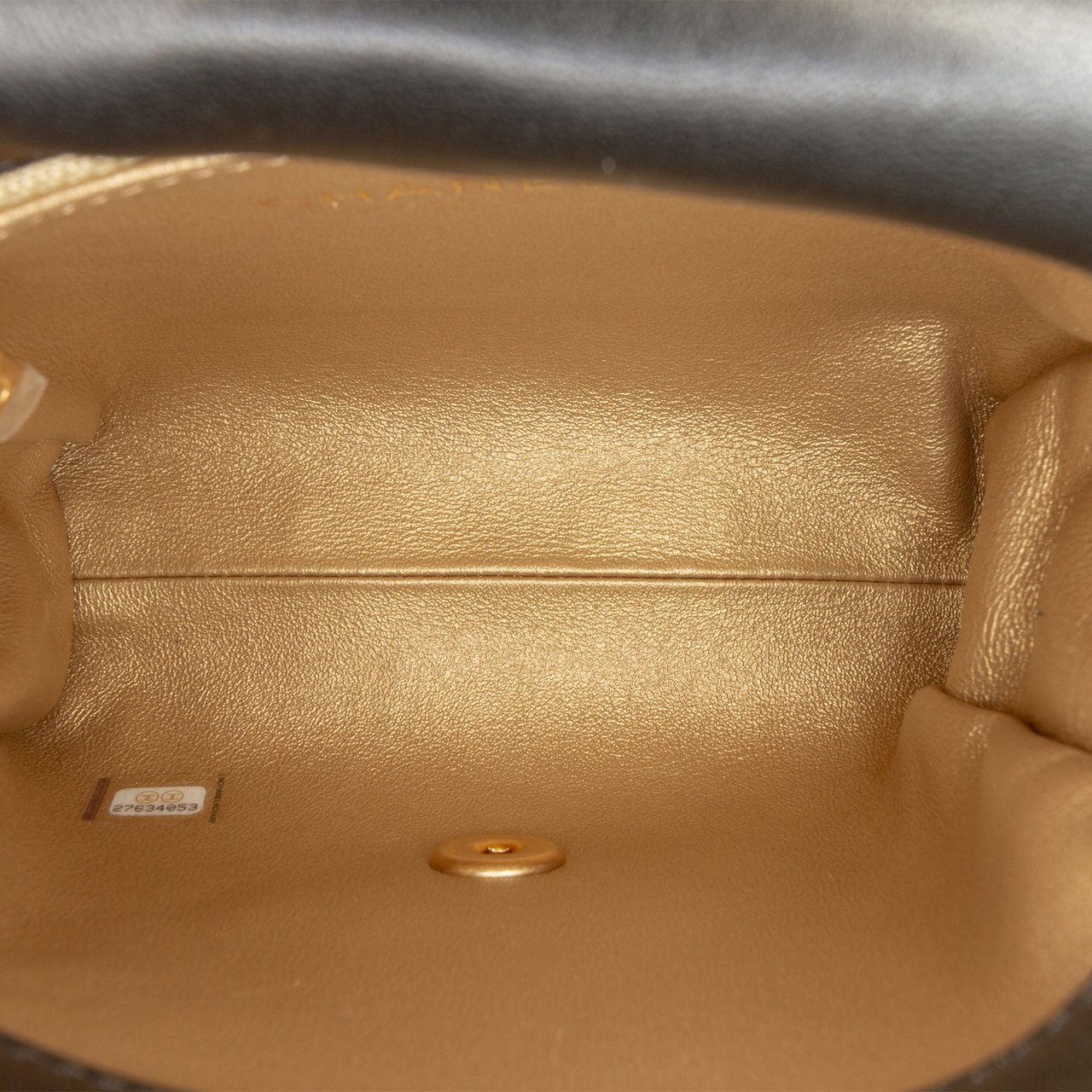 Chanel CC Quilted Lambskin Side Packs Crossbody Zwart