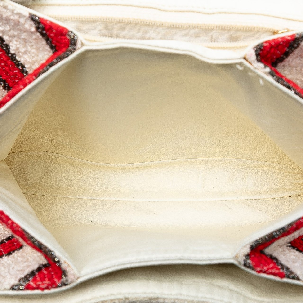 Chanel CC Quilted Tweed Striped Single Flap Wit