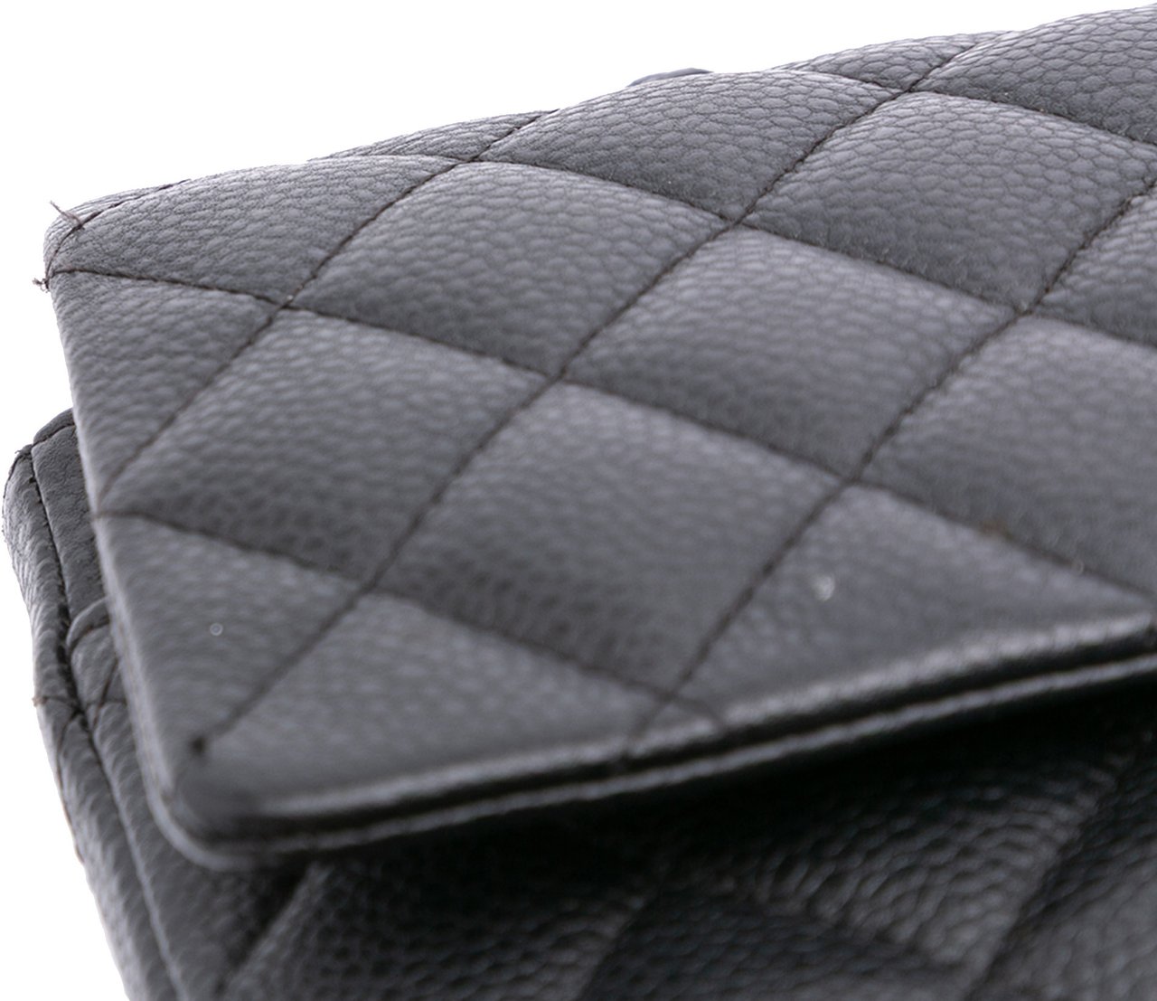 Chanel Medium Classic Caviar Double Flap Zwart