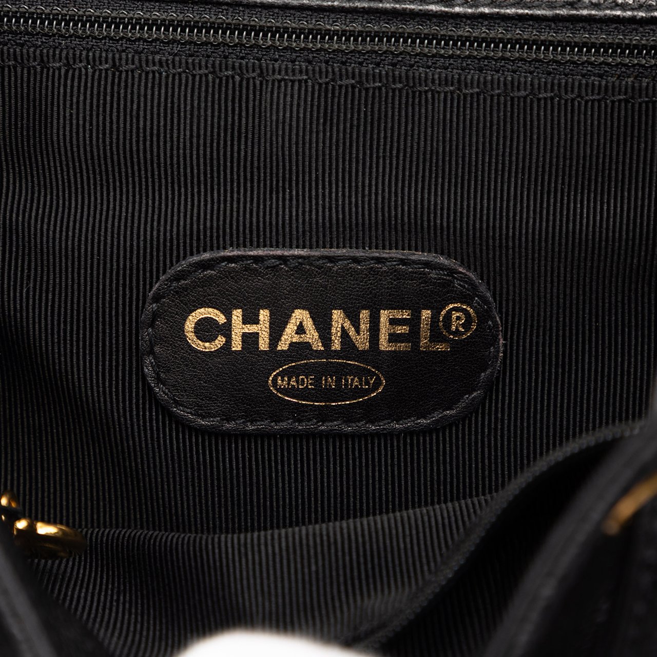 Chanel Caviar Triple CC Backpack Zwart