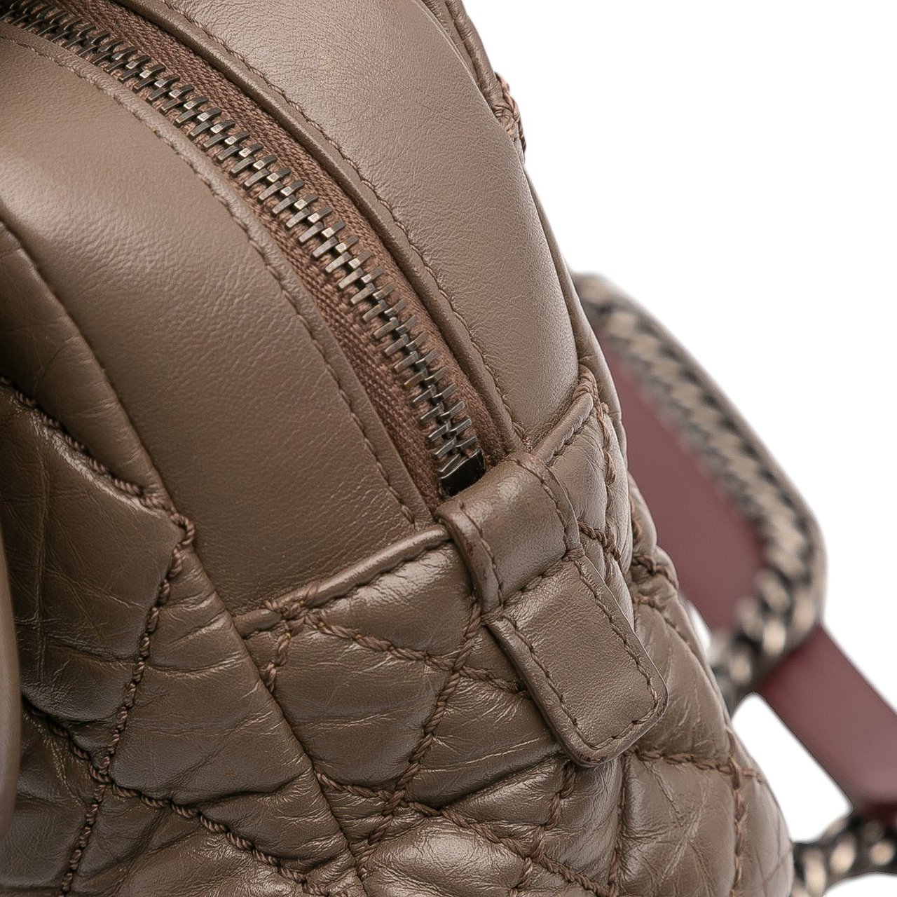Chanel Medium Quilted Aged Calfskin Portobello Flap Bruin