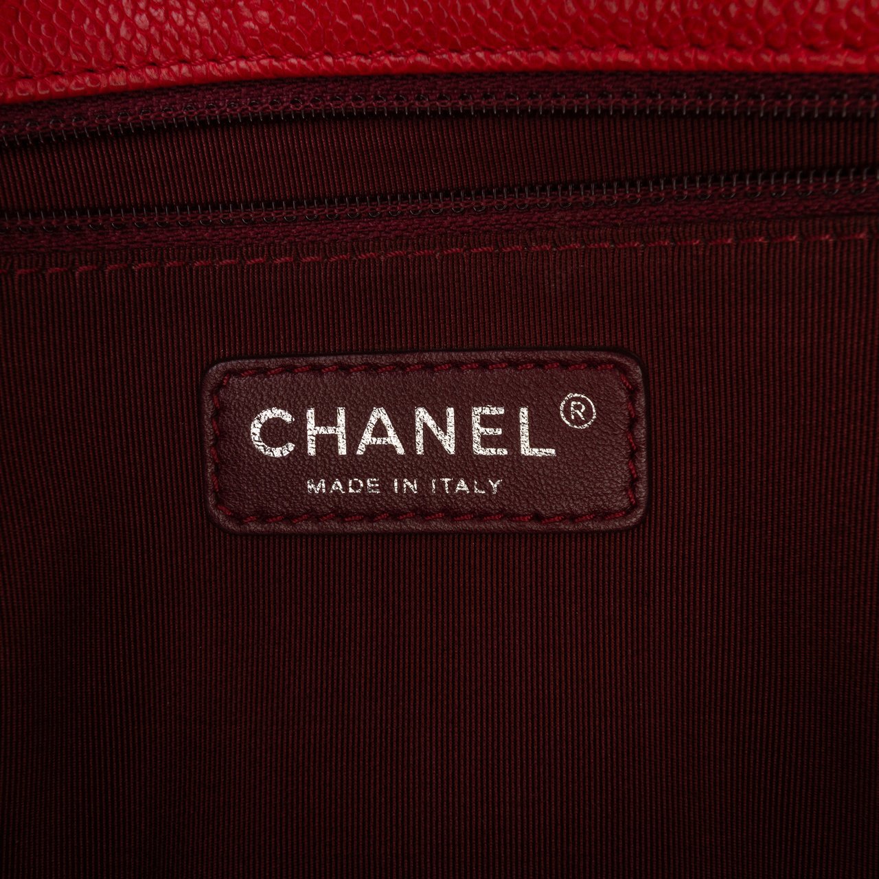 Chanel Small Caviar French Riviera Flap Rood