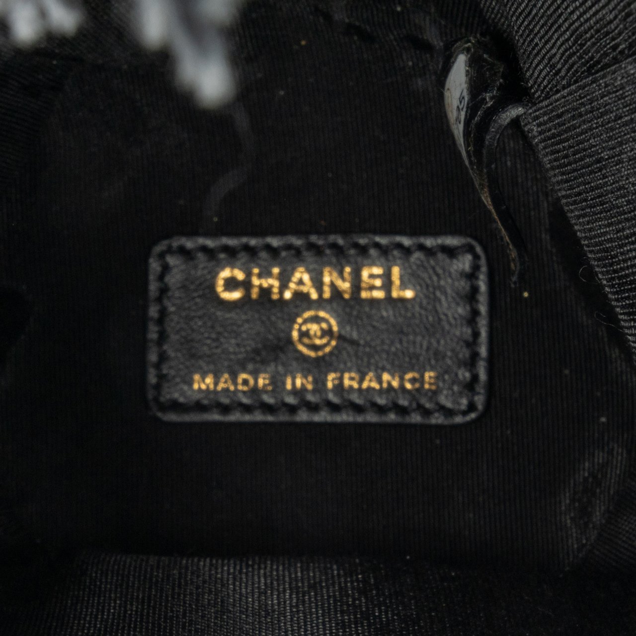 Chanel Mini Denim Mood Bucket with Chain Grijs