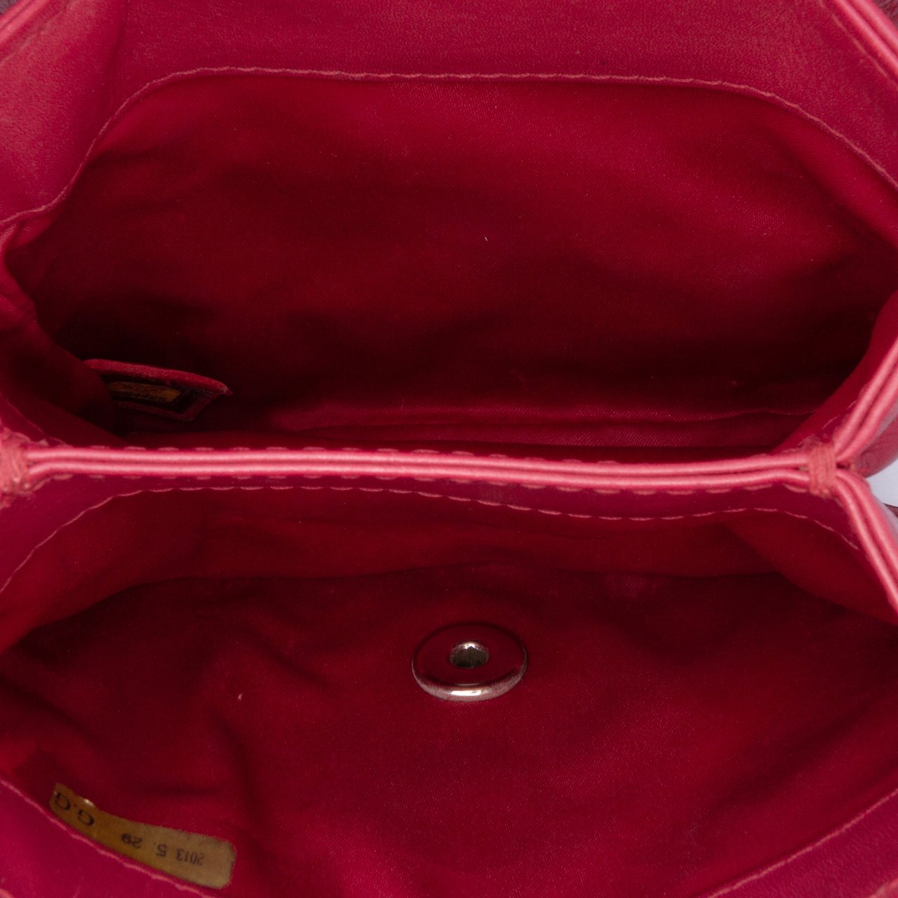 Chanel Mini Stitched Calfskin Citizen Flap Roze