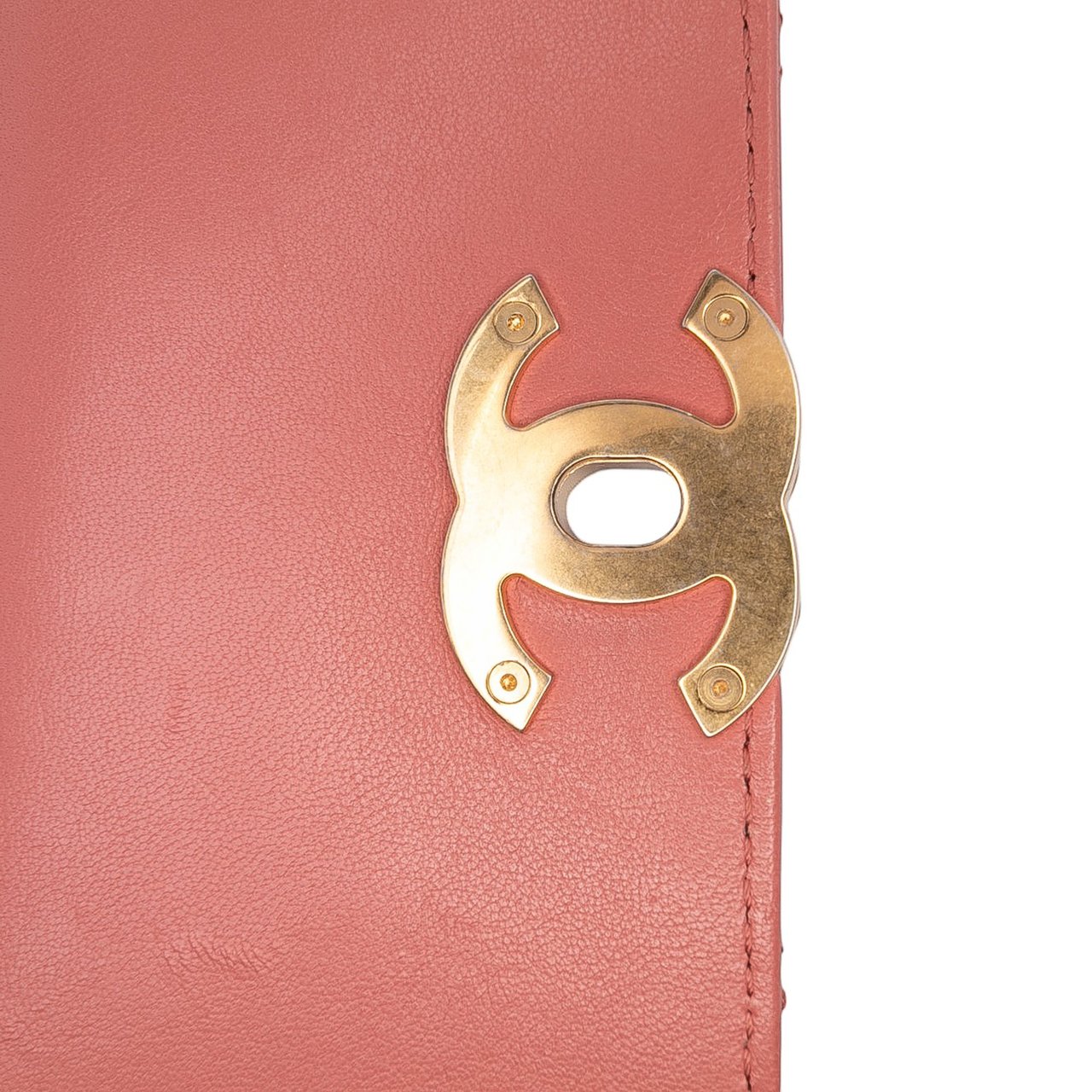 Chanel Quilted Lambskin Chain Infinity Top Handle Bag Roze