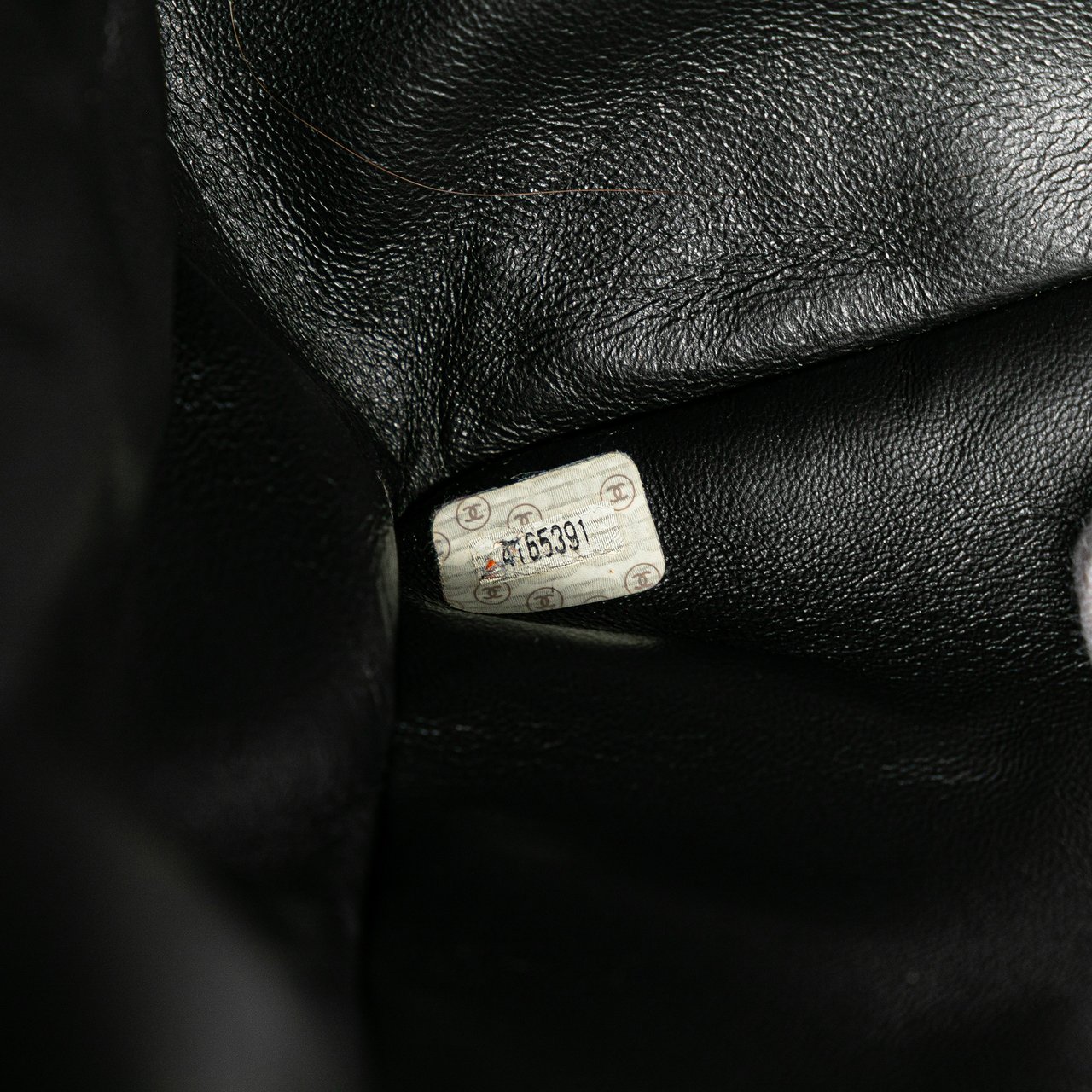 Chanel CC Lambskin Chain Tote Zwart