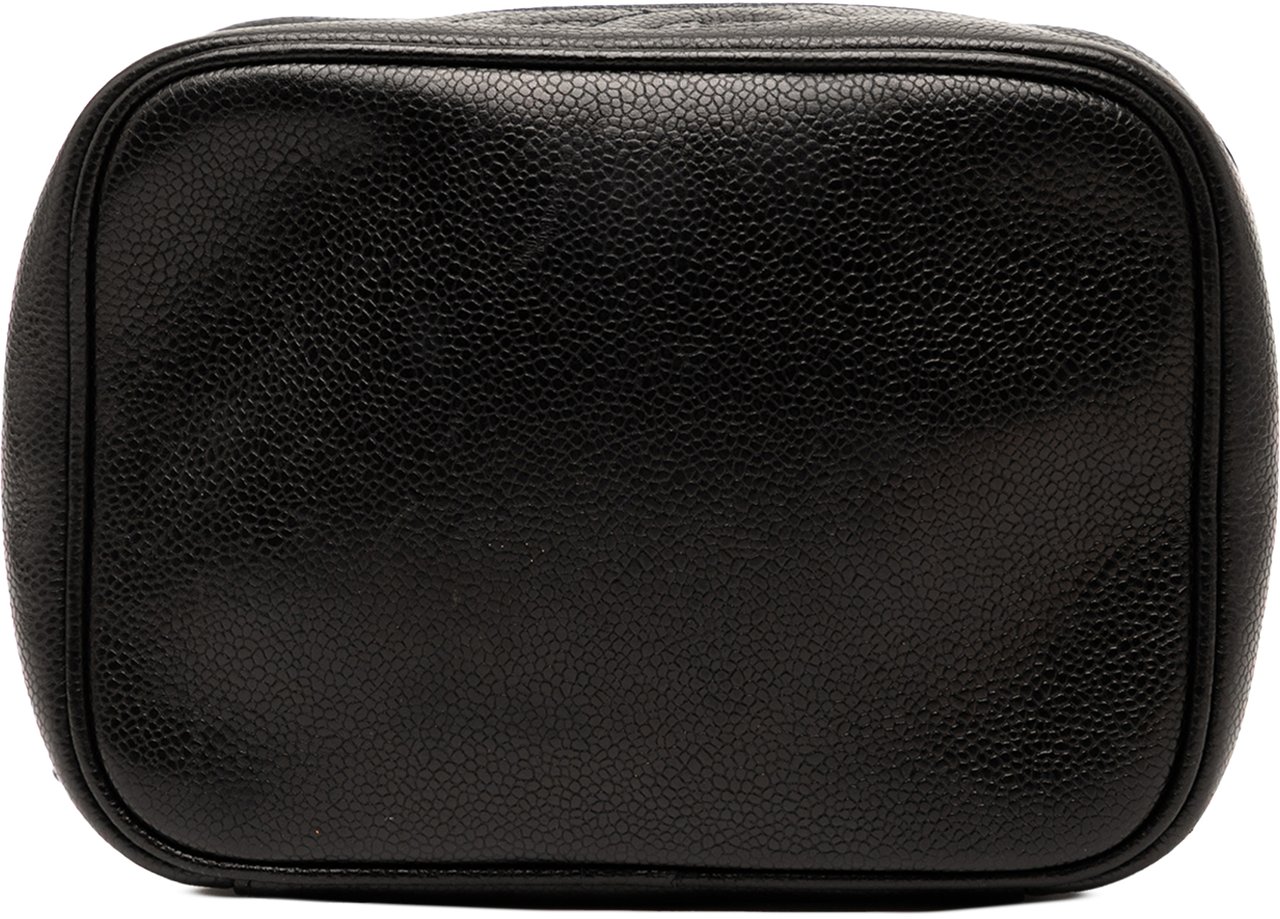 Chanel CC Caviar Vanity Bag Zwart
