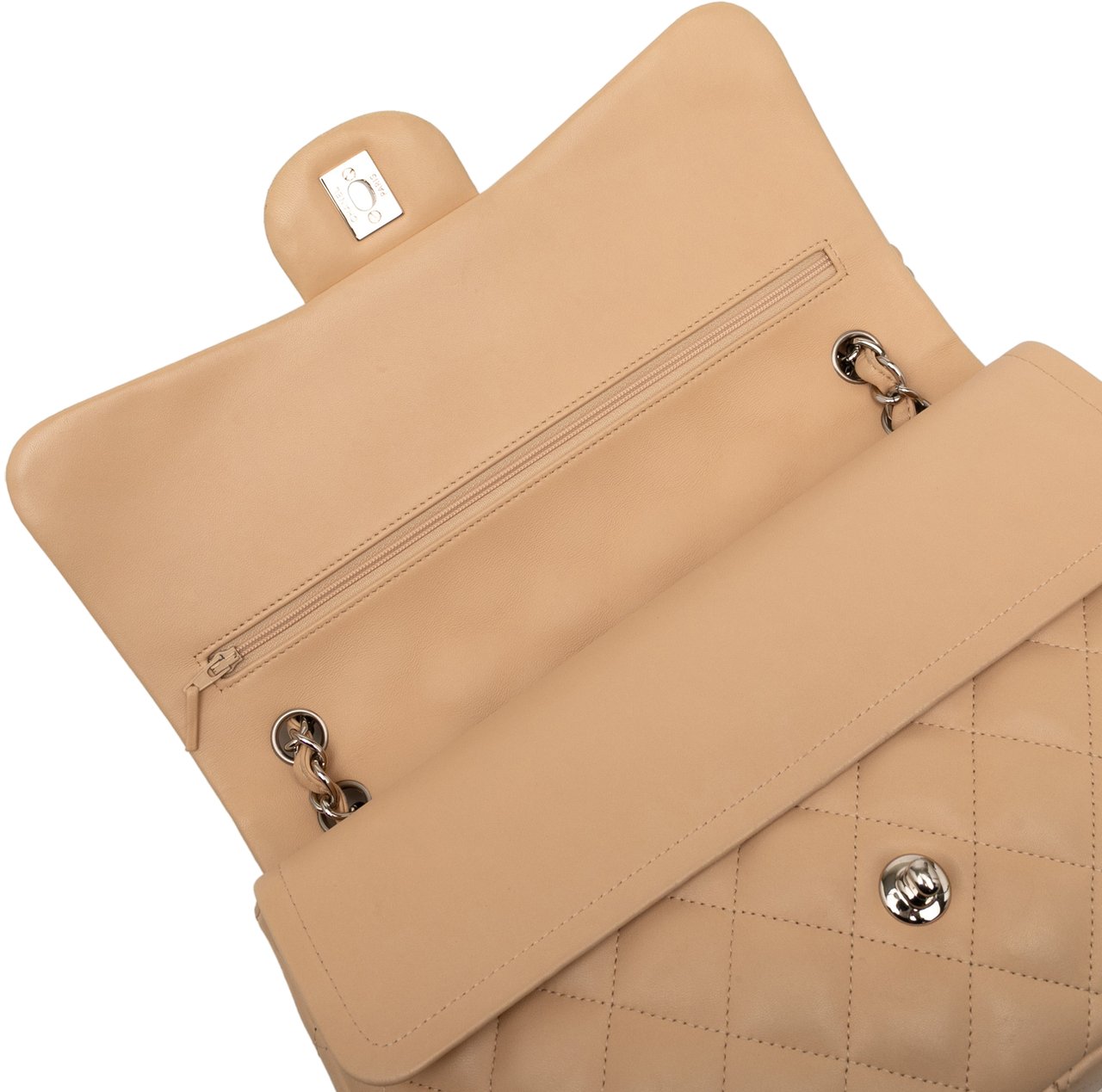 Chanel Jumbo Classic Lambskin Double Flap Bruin