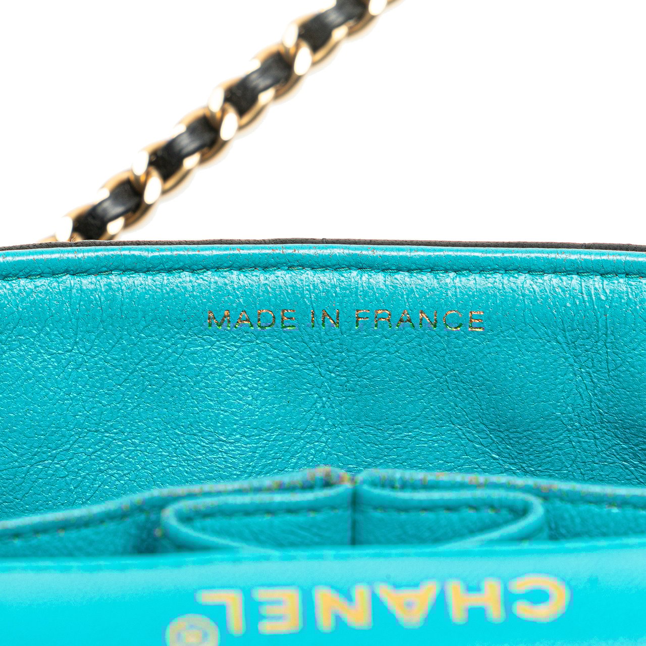 Chanel Chocolate Bar Lambskin East West Flap Zwart