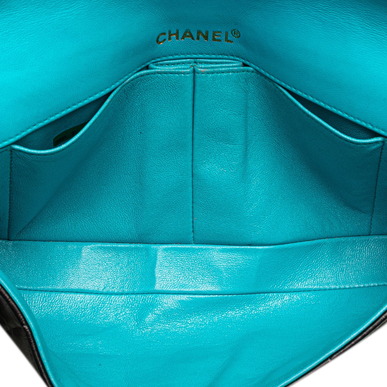 Chanel Chocolate Bar Lambskin East West Flap Zwart