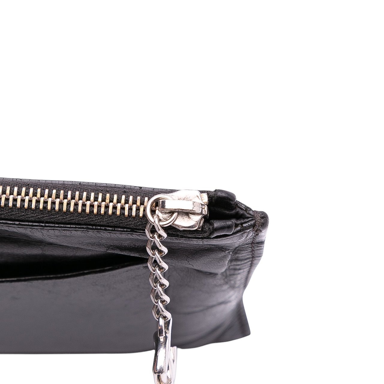 Chanel Lambskin Votez Coco Clutch Zwart