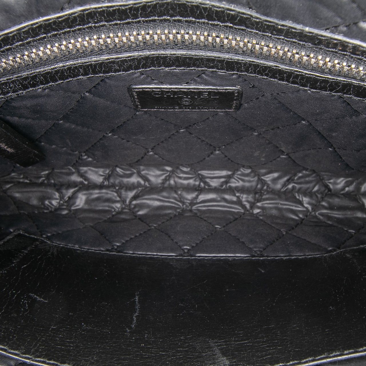 Chanel Lambskin Votez Coco Clutch Zwart
