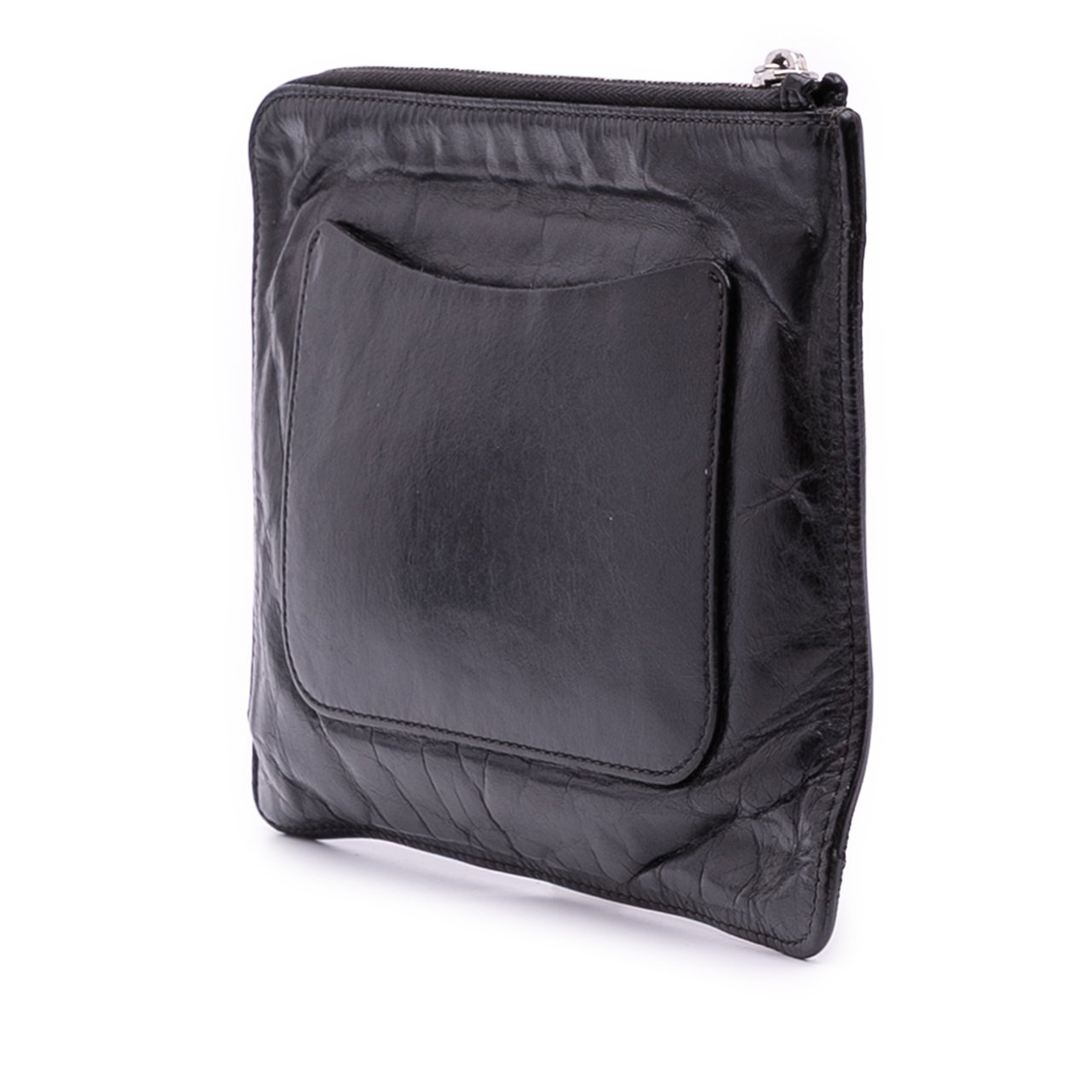 Chanel Lambskin Votez Coco Clutch Zwart
