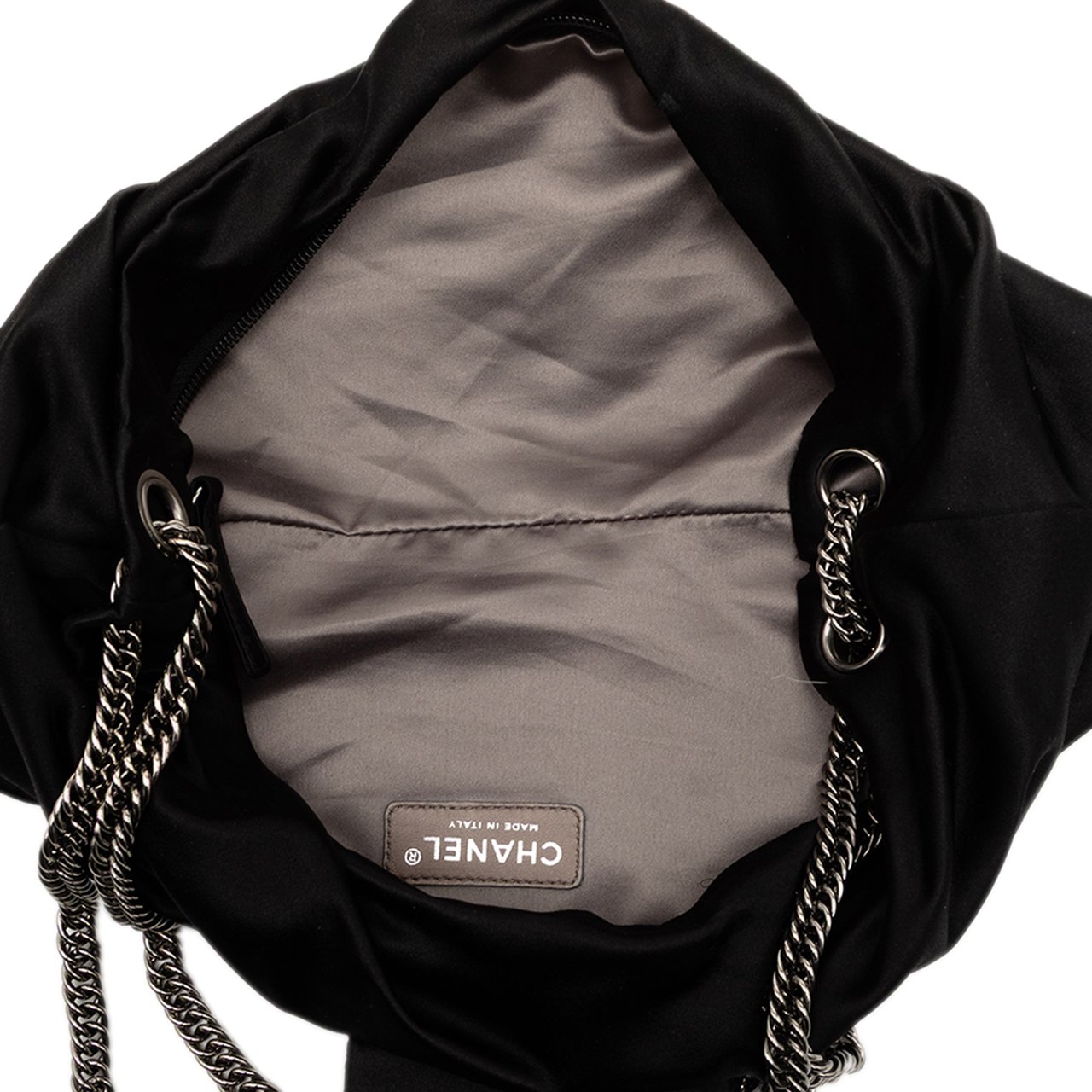 Chanel Medium Satin Bow Mademoiselle Shoulder Bag Zwart