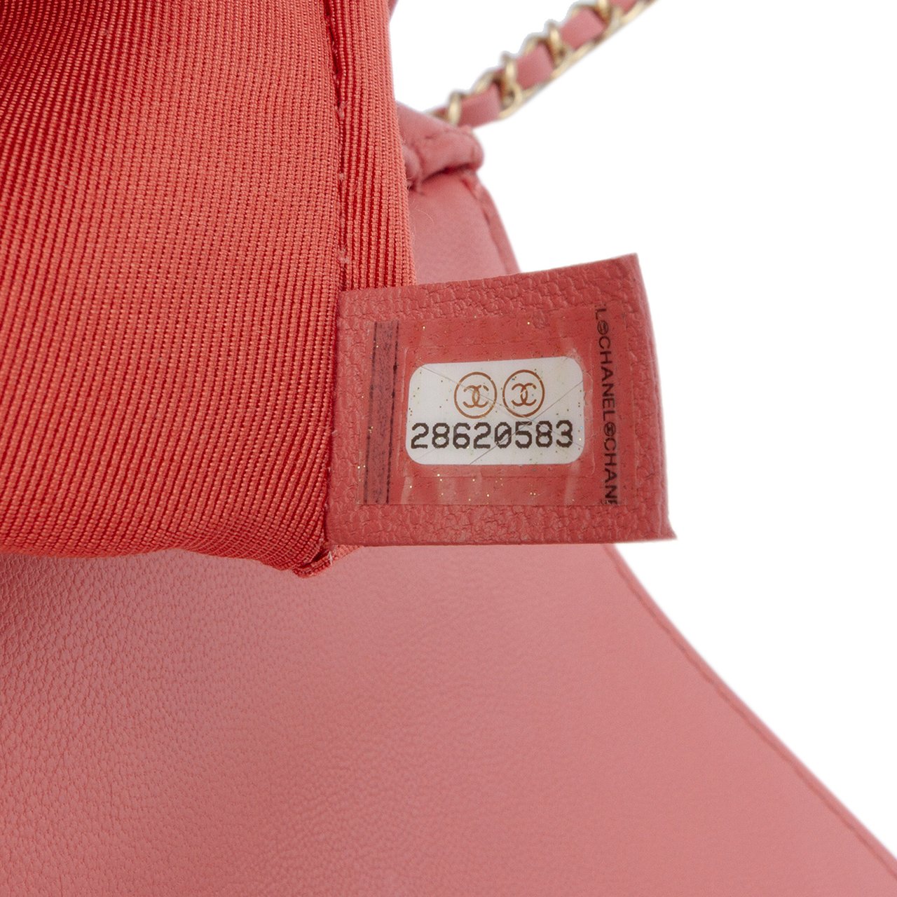Chanel Quilted Lambskin Chain Infinity Top Handle Bag Roze