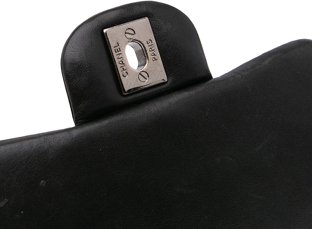 Chanel Mini Square Classic Patent Single Flap Zwart