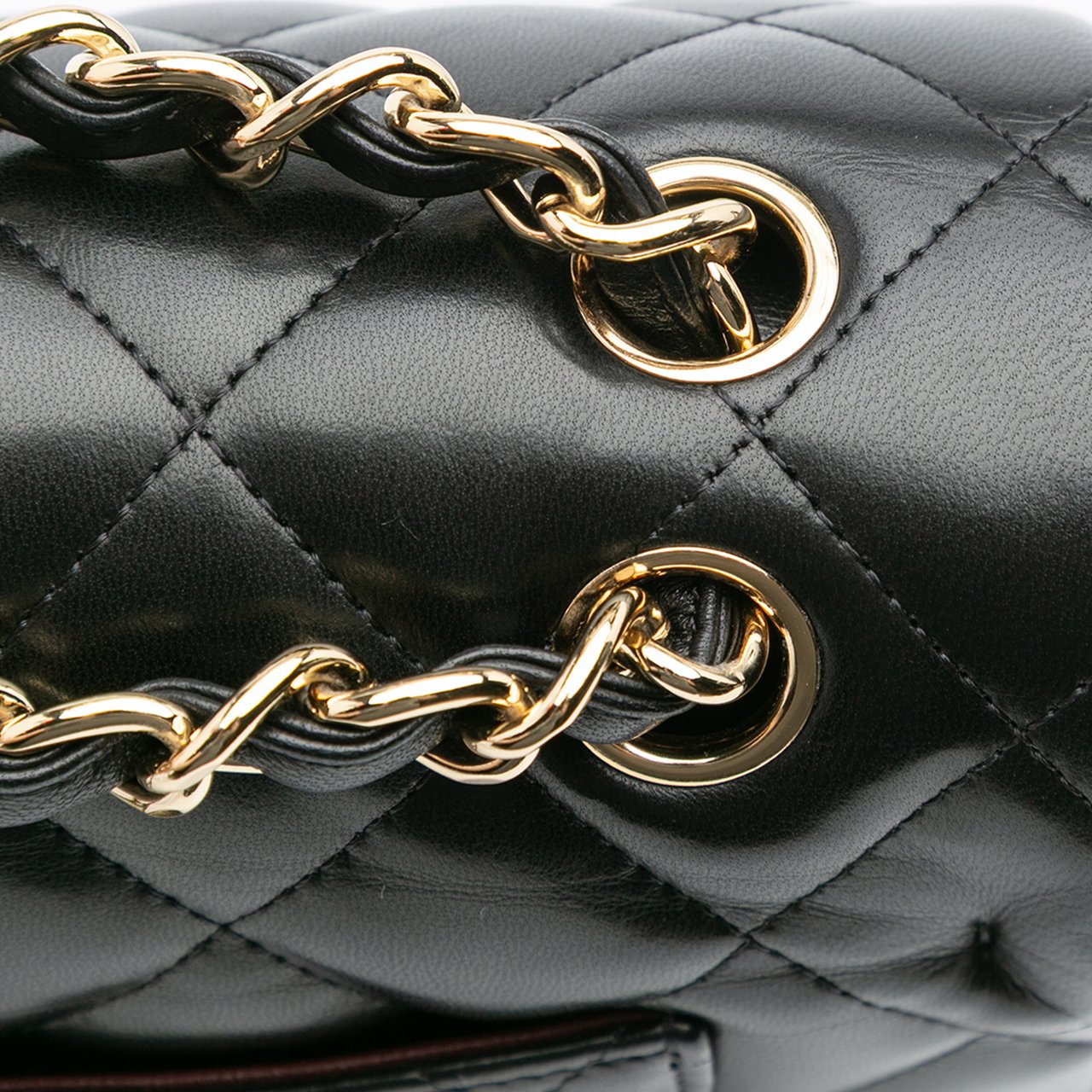 Chanel Jumbo Classic Lambskin Double Flap Zwart