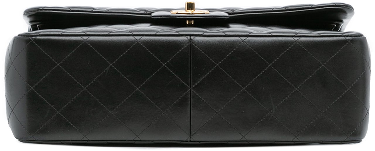 Chanel Jumbo Classic Lambskin Double Flap Zwart