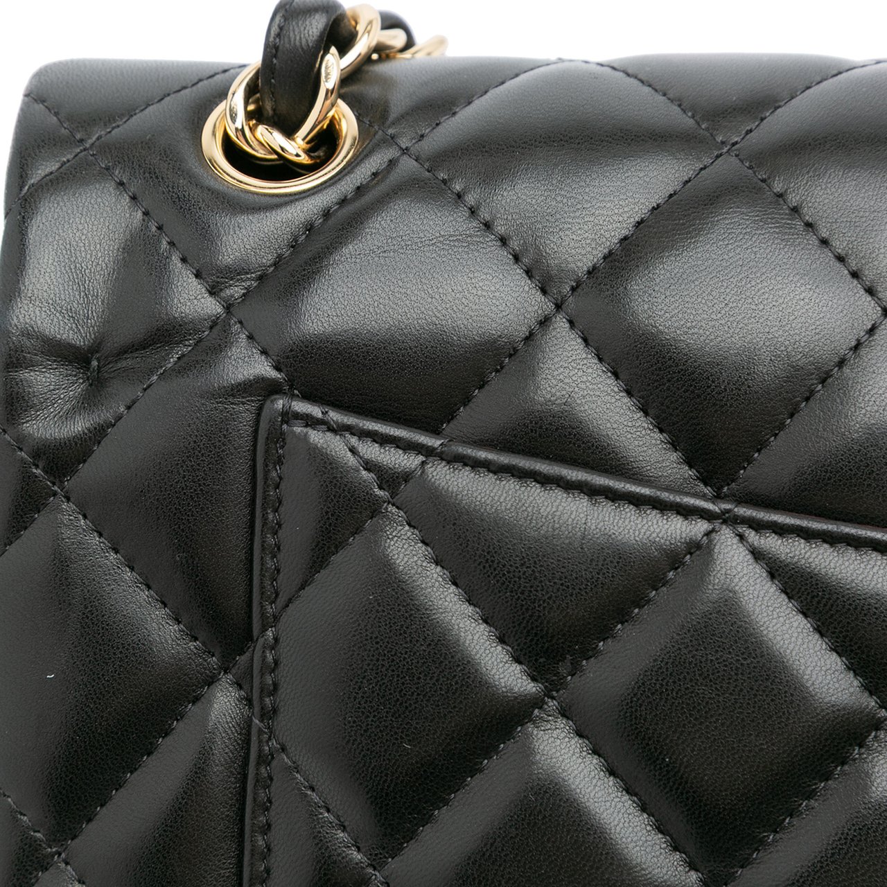 Chanel Jumbo Classic Lambskin Double Flap Zwart