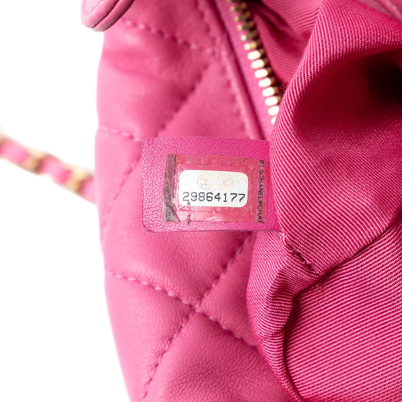 Chanel Small Quilted Lambskin Perfect Meeting Hobo Bag Roze