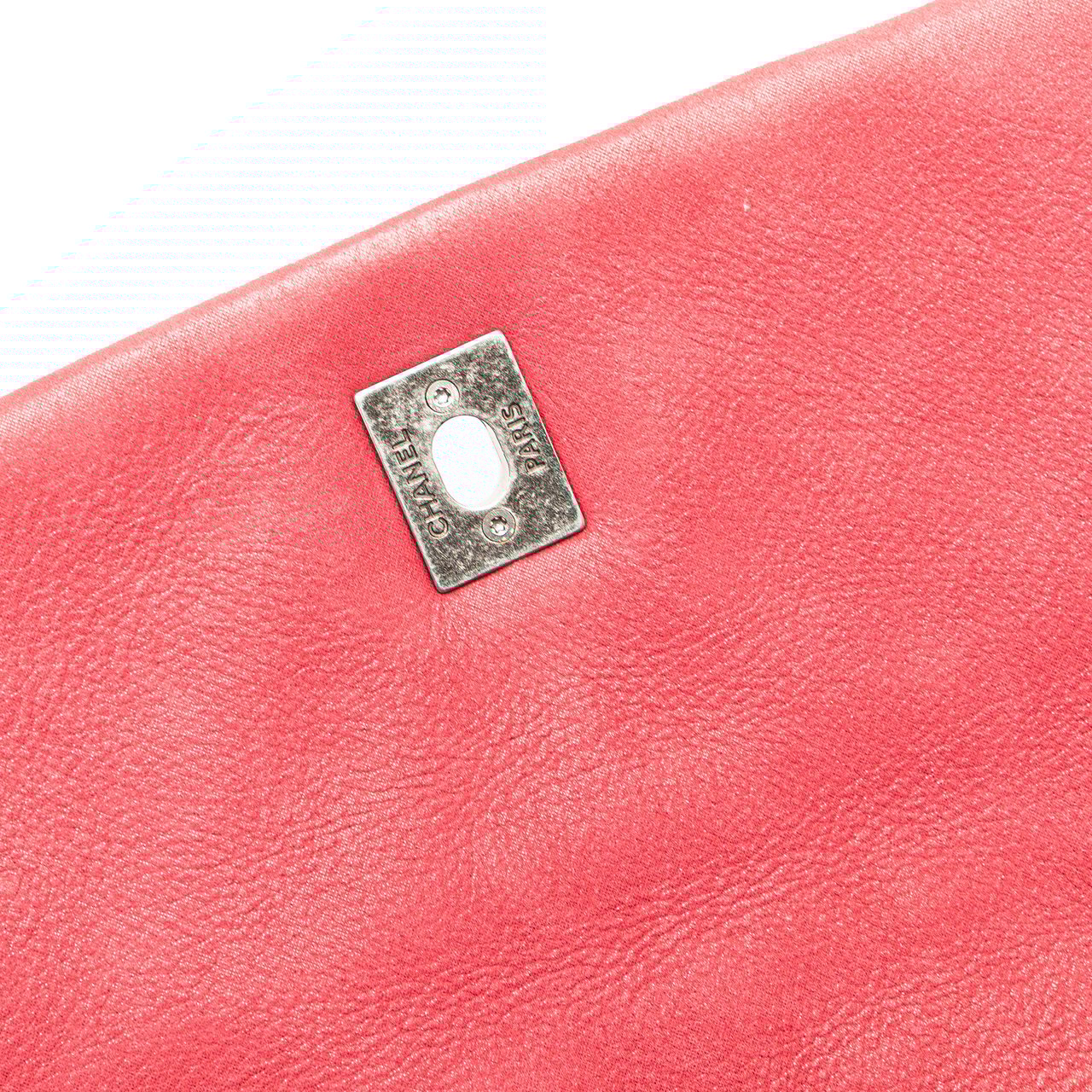 Chanel Small Iridescent Calfskin New Bubble Flap Rood