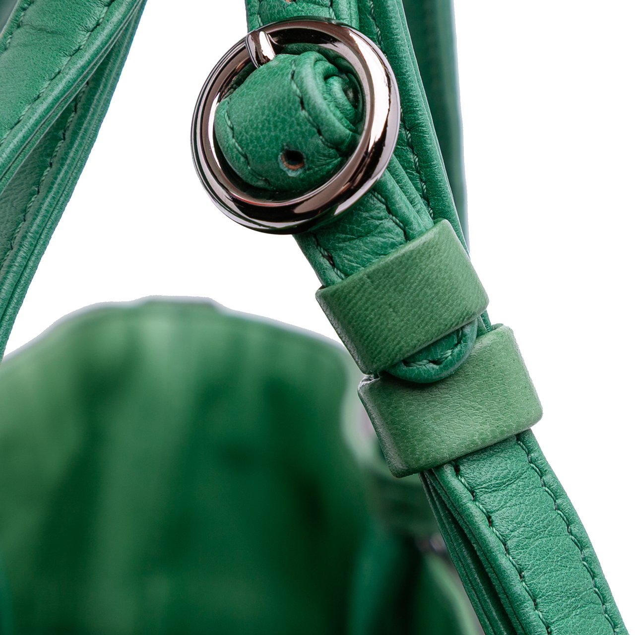 Chanel Large Quilted Lambskin Country Club Tote Groen