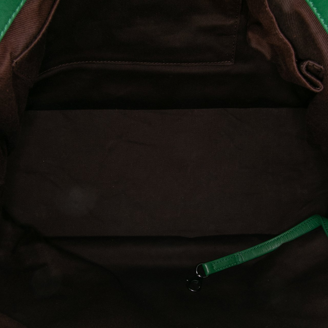 Chanel Large Quilted Lambskin Country Club Tote Groen