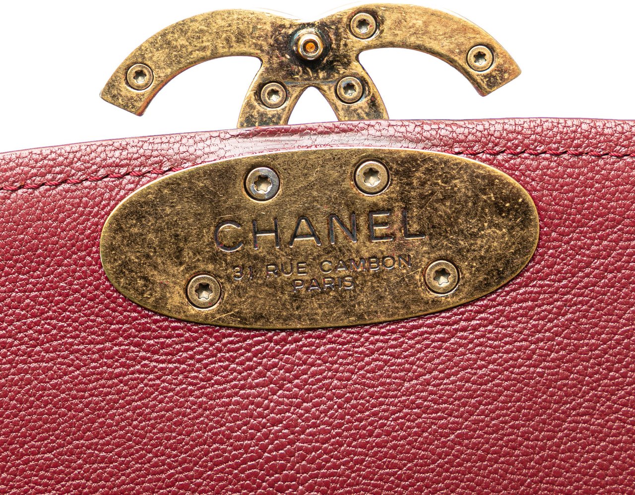 Chanel Medium Calfskin Coco Curve Flap Rood