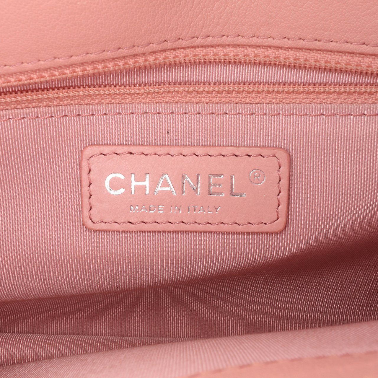 Chanel Large Quilted Goatskin CC Box Flap Roze