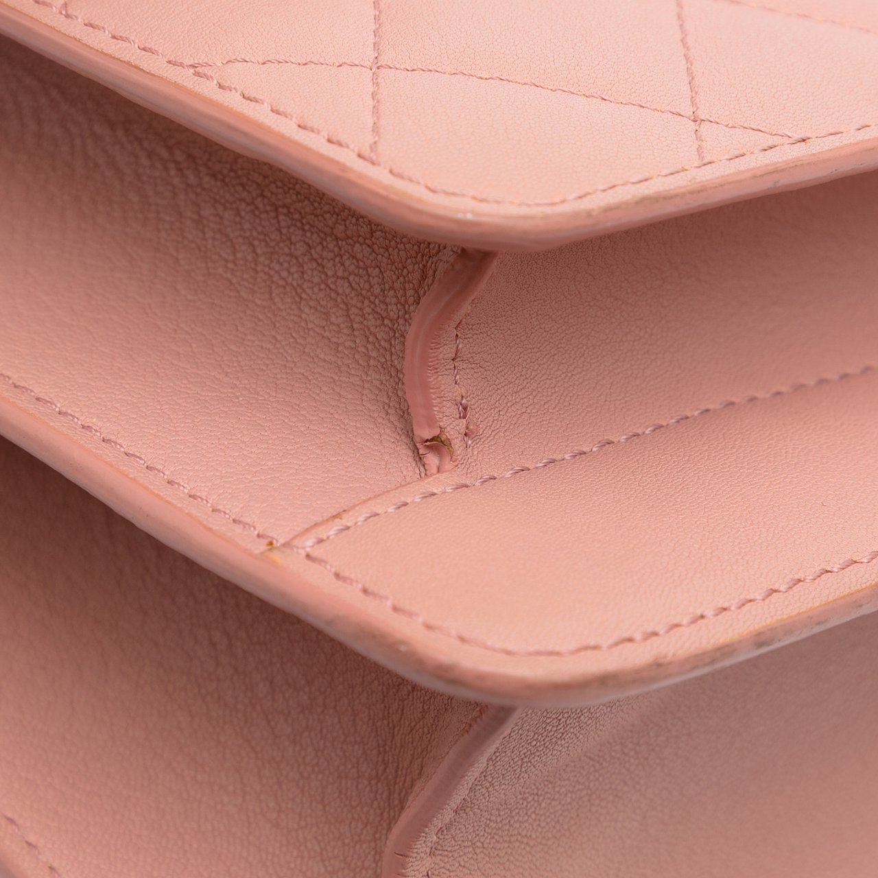 Chanel Large Quilted Goatskin CC Box Flap Roze